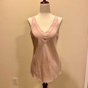 Ted Baker London - size 1 (100% silk) sleeveless blouse in blush pink